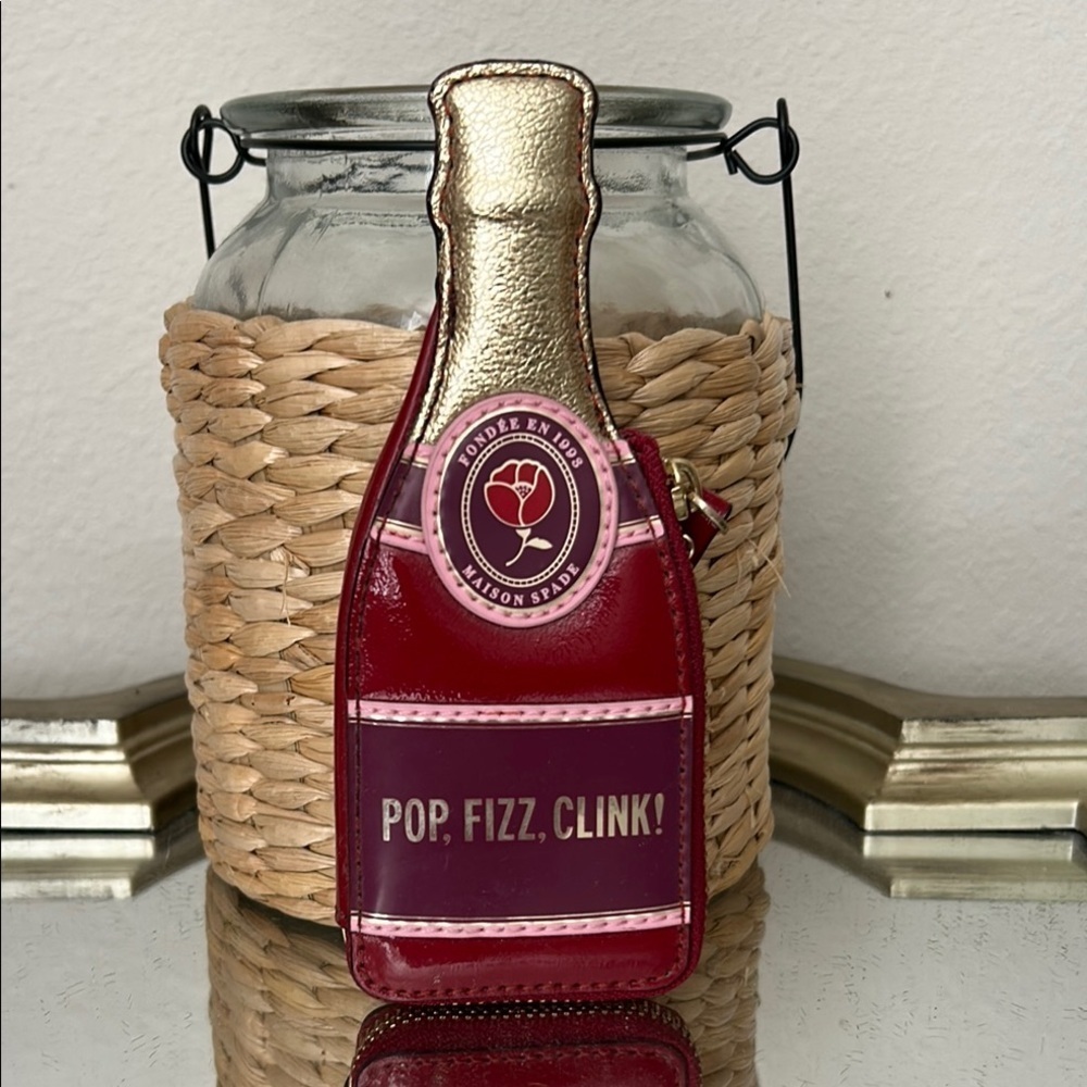 Kate Spade champagne coin pouch
